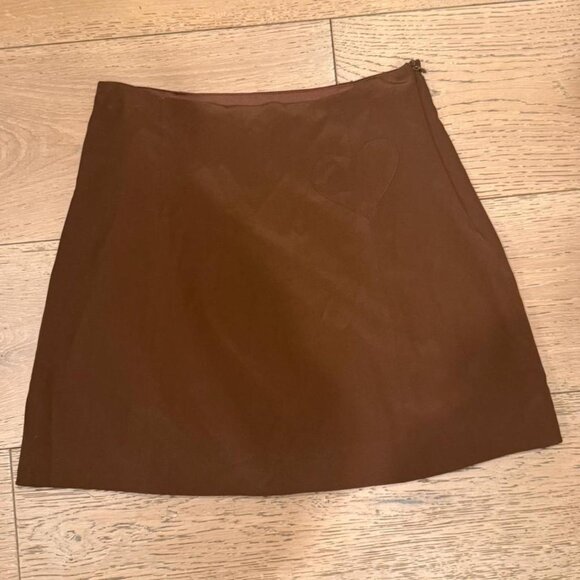 Mirror Palais Women's Brown Skirt - Picture 3 of 6